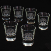 Glasses, Dram, Clan Crest, Engraved, Clan Anderson